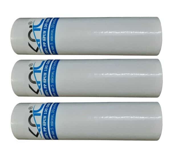 3 pcs PP Spun filter set for water filter
