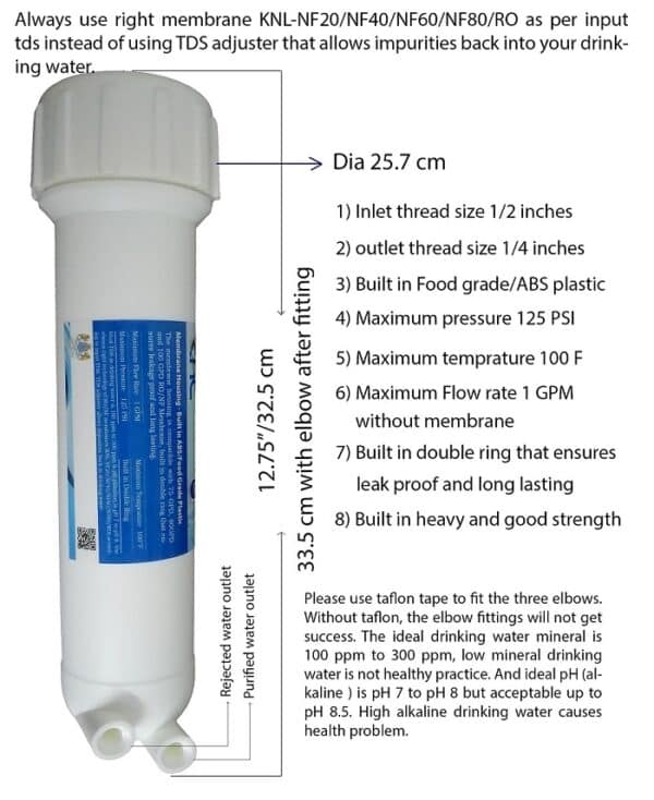 Membrane Housing with elbows - Image 2