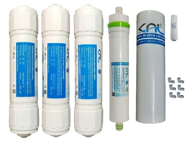 NF20 Service kit for NF water purifier with spun and elbows.