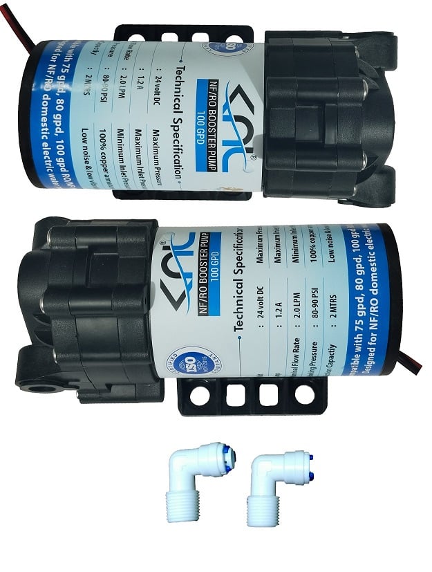 RO/NF water filter booster pump with elbows - Image 2