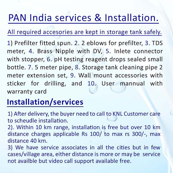 KNL PRO NF50 AR SS UV, with pH/Alkaline Regulator, NF water purifier Blue - Image 5