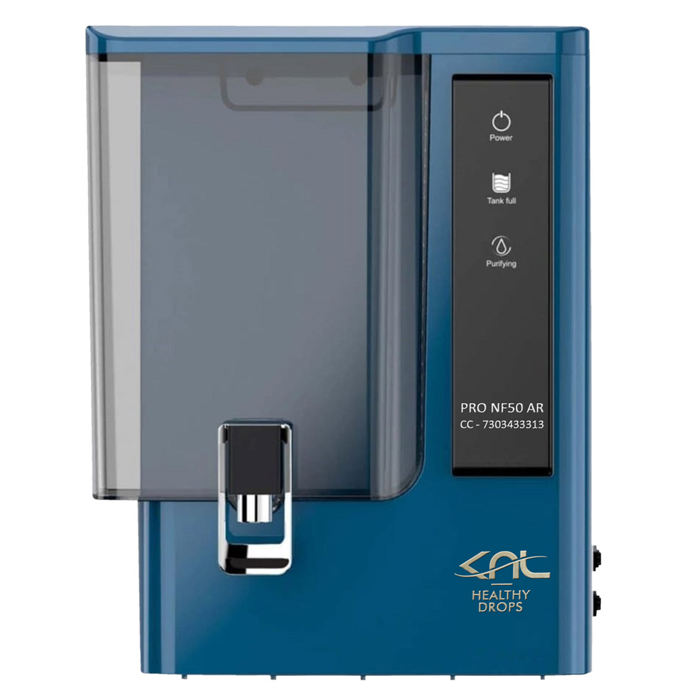 KNL PRO NF50 AR SS UV, with pH/Alkaline Regulator, NF water purifier Blue