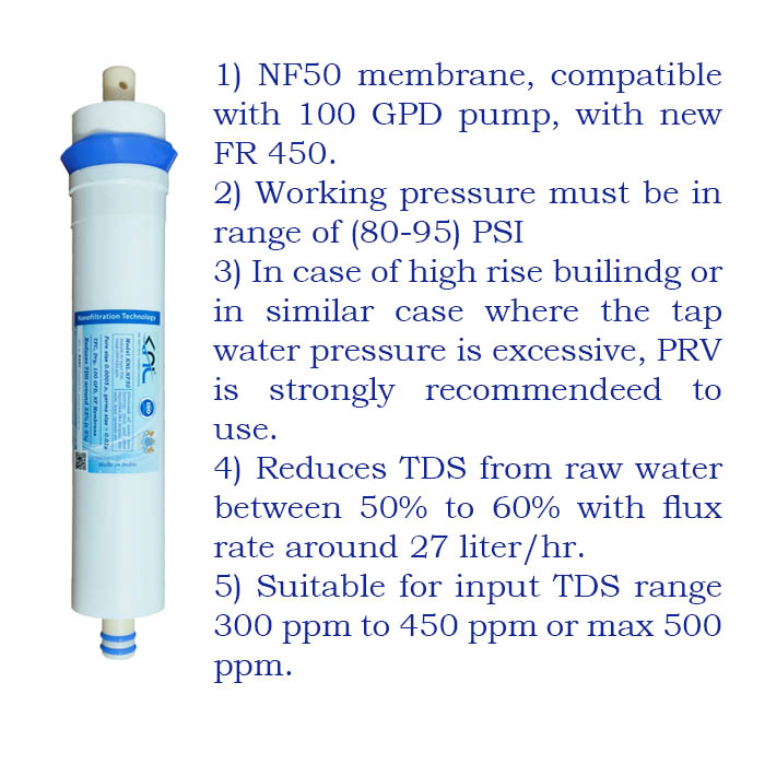KNL NF50 Nanofiltration Membrane with FR 450 - Image 2