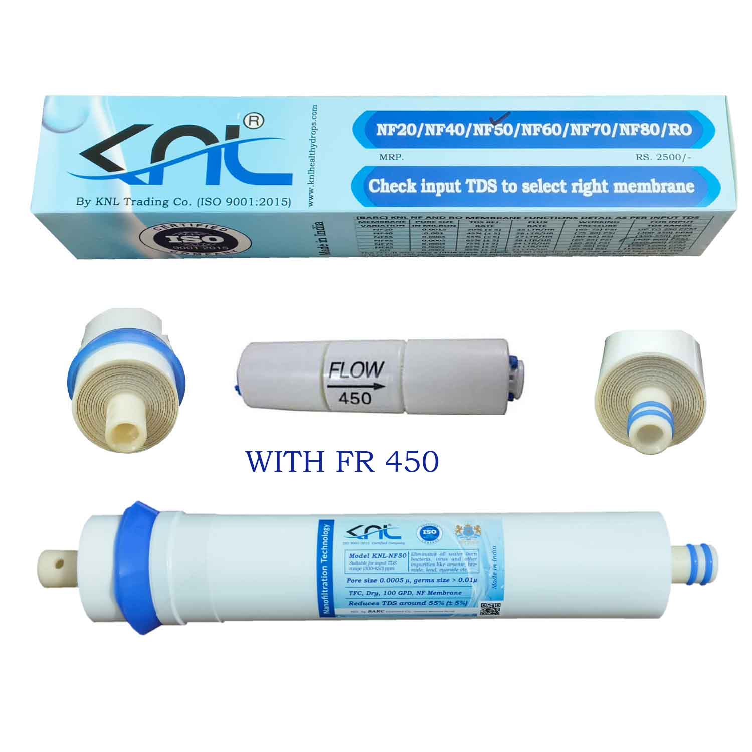 KNL NF50 Nanofiltration Membrane with FR 450