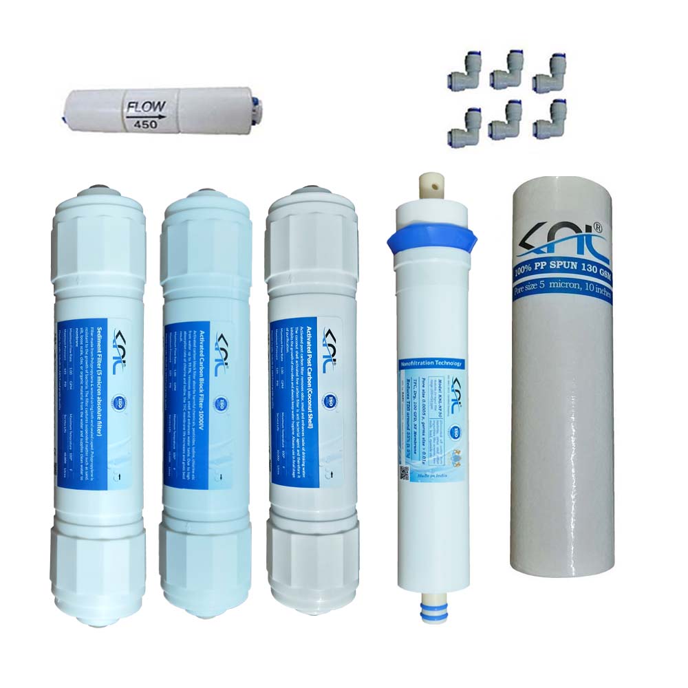 NF50 NF/RO water purifier service kit complete set without pH cartridge