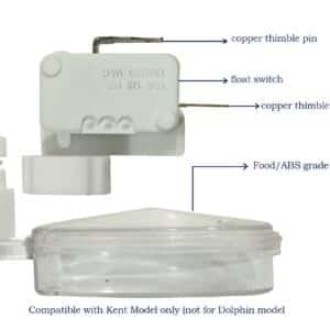 KNL Float switch & valve (kent model) set for RO or NF water purifier/filter