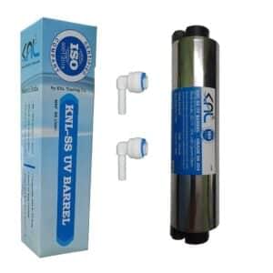 SS 304 Grade steel UV barrel with elbows
