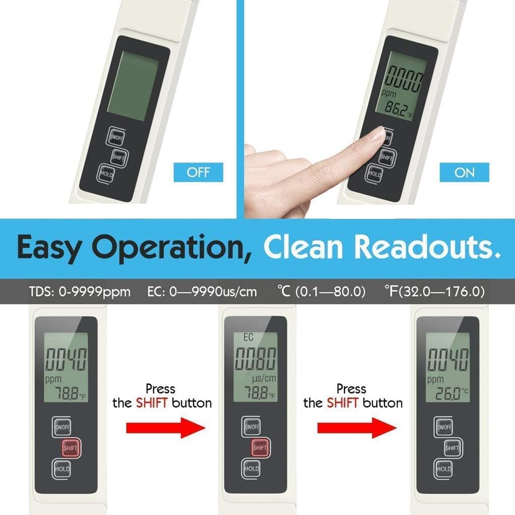KNL TDS meter 3 in 1 for water Testing - Image 5