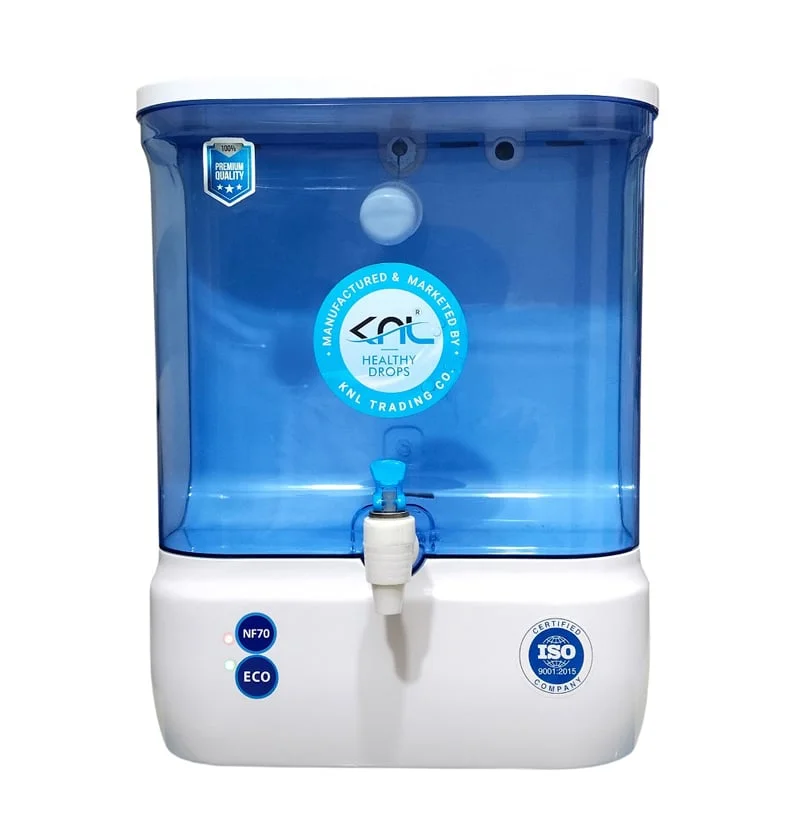 KNL ECO NF70 SS UV - Nanofiltration NF70 water purifier with Stainless Steel UV Barrel
